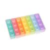 BAZPUR MART Storage Box Portable Weekly Prescription and Medication Case Organizer 7 Days 4 Times a Day Morning Noon Afternoon Night 28 Slots view 1