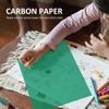 BAZPUR MART 10Pcs Sewing Transfer Paper Transfer Tracing Paper with Embossing Stylus Paper Copy Paper Transfer Pattern on Cloth, Fabric, Canvas, Paper for Home Sewing Green view 4