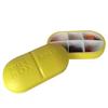 BAZPUR MART Portable Pill Organizer 6 Compartments Travel Pill Organizer Daily Pill Case Moisture Proof Small Pill Box (Light Yellow) view 1