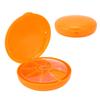BAZPUR MART Pill Organizer, Large Capacity Cute Pill Dispenser Weekly for Travel(orange) view 2