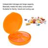 BAZPUR MART Pill Organizer, Large Capacity Cute Pill Dispenser Weekly for Travel(orange) view 4