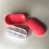 BAZPUR MART Portable Pill Organizer 6 Compartments Travel Pill Organizer Daily Pill Case Moisture Proof Small Pill Box (Rosy) view 2