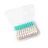 BAZPUR MART 160pcs Interdental Brush Toothpick Dental Tooth Flossing Head Oral Dental Hygiene Flosser Toothpick Cleaners Oral Dental Teeth Flossing Light Green view 3