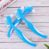 BAZPUR MART 3Pcs Denture Brush Dual FALSE Teeth Cleaning Brush Denture Toothbrush Denture Care Cleaning Tools view 3
