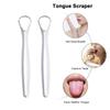 BAZPUR MART 2 Pack Stainless Steel Tongue Scraper for Tongue Cleaning Reducing Bad Breath Tongue Cleaners Metal Tongue Cleaning Tool view 4