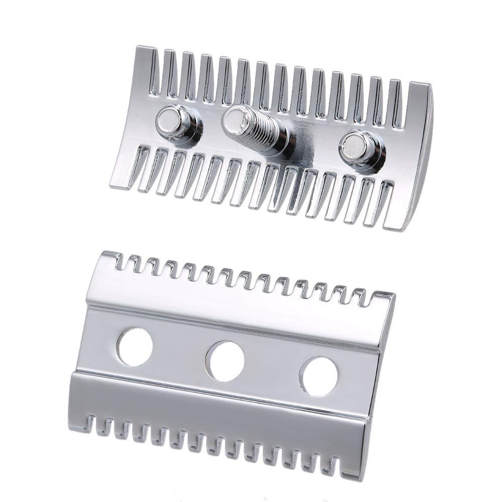 BAZPUR MART Double Edge Shaving Safety Razor Open Comb Head Male Safety Razor Head Shaving Tool Barber Home Use