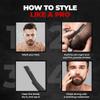 Beardo Beard Styling Tool for Men | Pack of 3 | Beard Styling Razor for Men | Reusable Razor | Sharp, Safe & Precise Shaping Tool | Body Grooming | Beard Shaper | Multi Grooming view 4