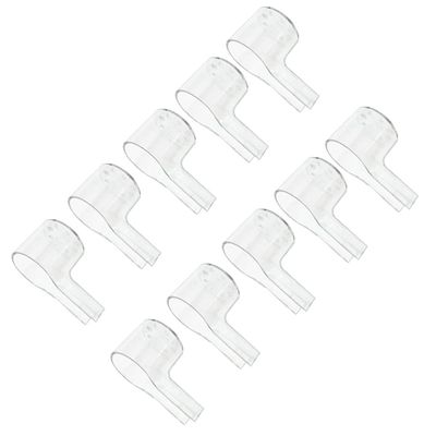 BAZPUR MART 10Pcs Travel Electric Toothbrush Head Covers Covers Travel Toothbrush Cap Toothbrush Head Covers (Transparent)