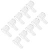 BAZPUR MART 10Pcs Travel Electric Toothbrush Head Covers Covers Travel Toothbrush Cap Toothbrush Head Covers (Transparent) view 1