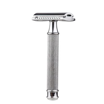 BAZPUR MART Edge Razor Stainless Steel Manual Shaving Razor Long Handle Traditional Razor