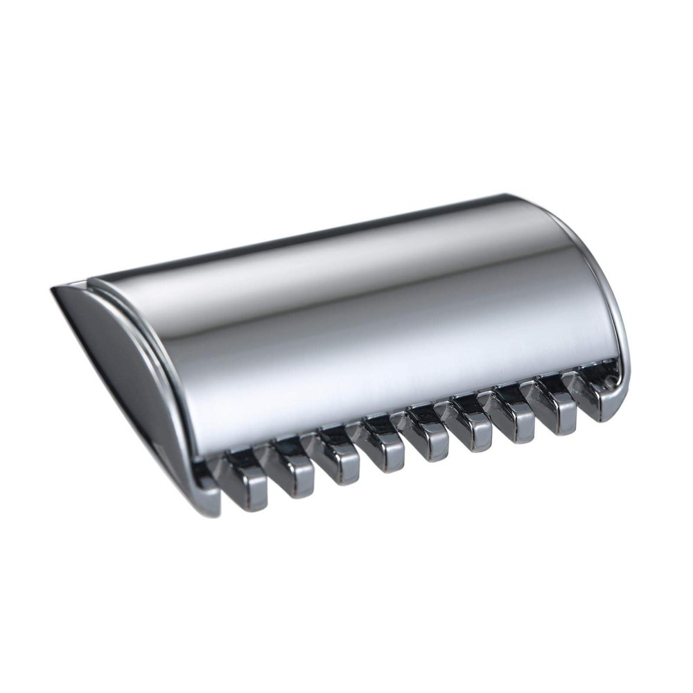 BAZPUR MART 1PC Traditional Replaent Safety Razor Head Chrome Scalloped Bar Edge Safety Razor Head Shaving Open Comb Head for Men Barber Male me Use Shaving Tools