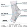 Ankle Compression Socks - Foot & Ankle Swelling,Pain Relief & Arch Support for Men and Women (Pack of 2) ((S)) view 4
