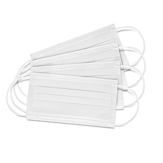 Disposable Face Masks 4 Ply Breathable & Comfortable protection for men and women Suitable for Home, Office.(Pack of 100)