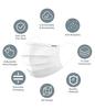 Disposable Face Masks 4 Ply Breathable & Comfortable protection for men and women Suitable for Home, Office.(Pack of 100) view 3