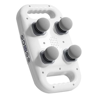 4-Head Massage Gun Deep Tissue Pro - Percussion Massager Gun 20 & 6 Massage Modes, Timing Full Body Massager For Pain Relief, Back, Legs, Neck