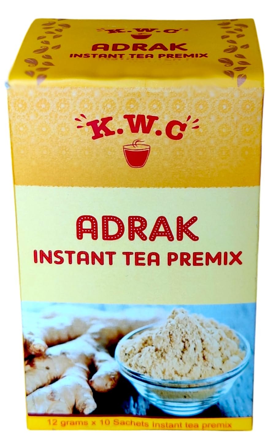Hygiene Pal Adrak Tea Premix Masala | Bold & Refreshing Ginger Spiced Tea Premix | Instant Flavorful Boost and Refreshment | Pack of 1
