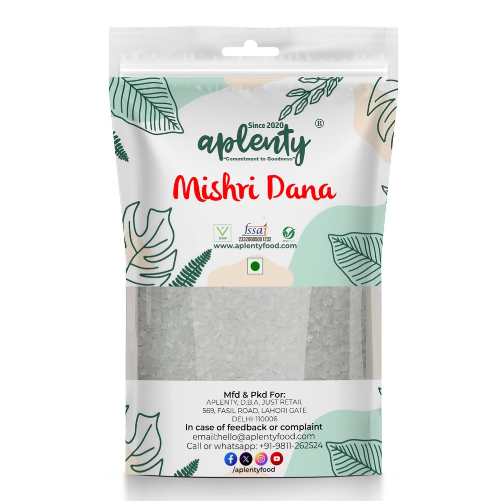 Aplenty Mishri Dana - Cutting Misri/Small Rock Sugar Crystal/Sugar Candy (900g)