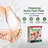 Adbeni Detox Foot Pads (10 Pads) | for Cleansing & Relaxation | Premium Toxin Remover Patches for Sleep, Stress Relief & Wellness | Herbal Detoxification for Men & Women | Foot Care Solution view 2