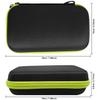 LinMei Storage Box Compatible with Philips Norelco OneBlade Trimmer QP2724/10 QP2520 QP2525 QP2530 QP2570 QP2620 QP2630 QP2834 Shaver Case Trimmer and Accessories Ideal for Travel (Black-Green) view 2