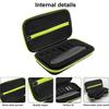 LinMei Storage Box Compatible with Philips Norelco OneBlade Trimmer QP2724/10 QP2520 QP2525 QP2530 QP2570 QP2620 QP2630 QP2834 Shaver Case Trimmer and Accessories Ideal for Travel (Black-Green) view 4