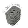 BNF 5X Brush Head Durable 5x7cm Multipurpose Kitchen Clean Brush Head Gray | Home & Garden view 2