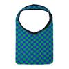 NavaFresh Basics Women Knitted Shoulder Bag Tote Soft Woven Shopping Bag Vacation Blue Green view 3