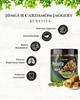 GWellth Prebiotic Cardamom Jaggery || Natural & Pure Jaggery || Organic Jaggery || 100% Pure || Gud || Jaggery Cubes || Cardamom flavour (300 gm) view 3