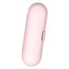 Fashion My Day Toothbrush Travel Case Portable Travel Toothbrush Holder for Travel Business Pink view 1