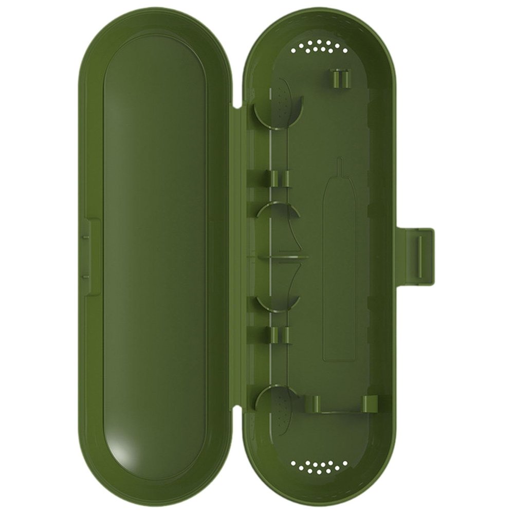 Fashion My Day Toothbrush Travel Case Portable Travel Toothbrush Holder for Travel Business Green