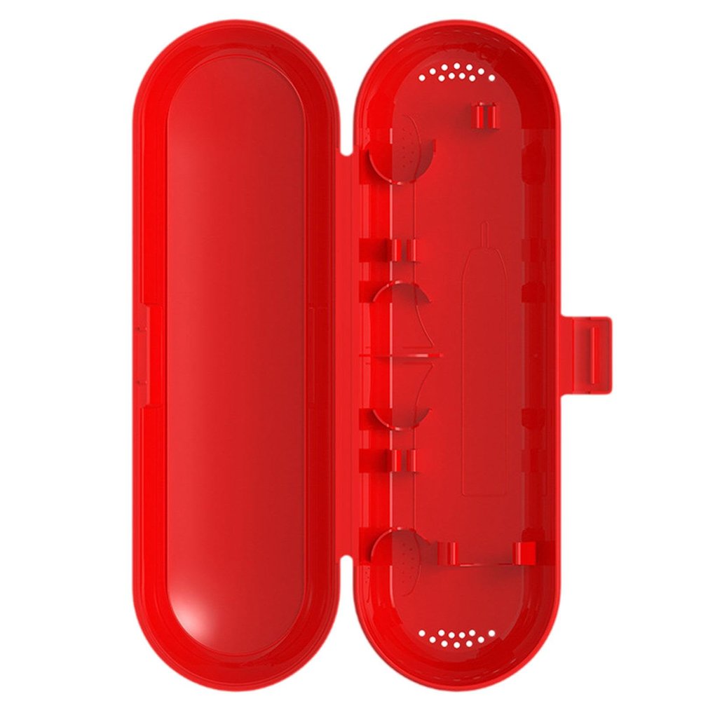Fashion My Day Toothbrush Travel Case Portable Travel Toothbrush Holder for Travel Business Red