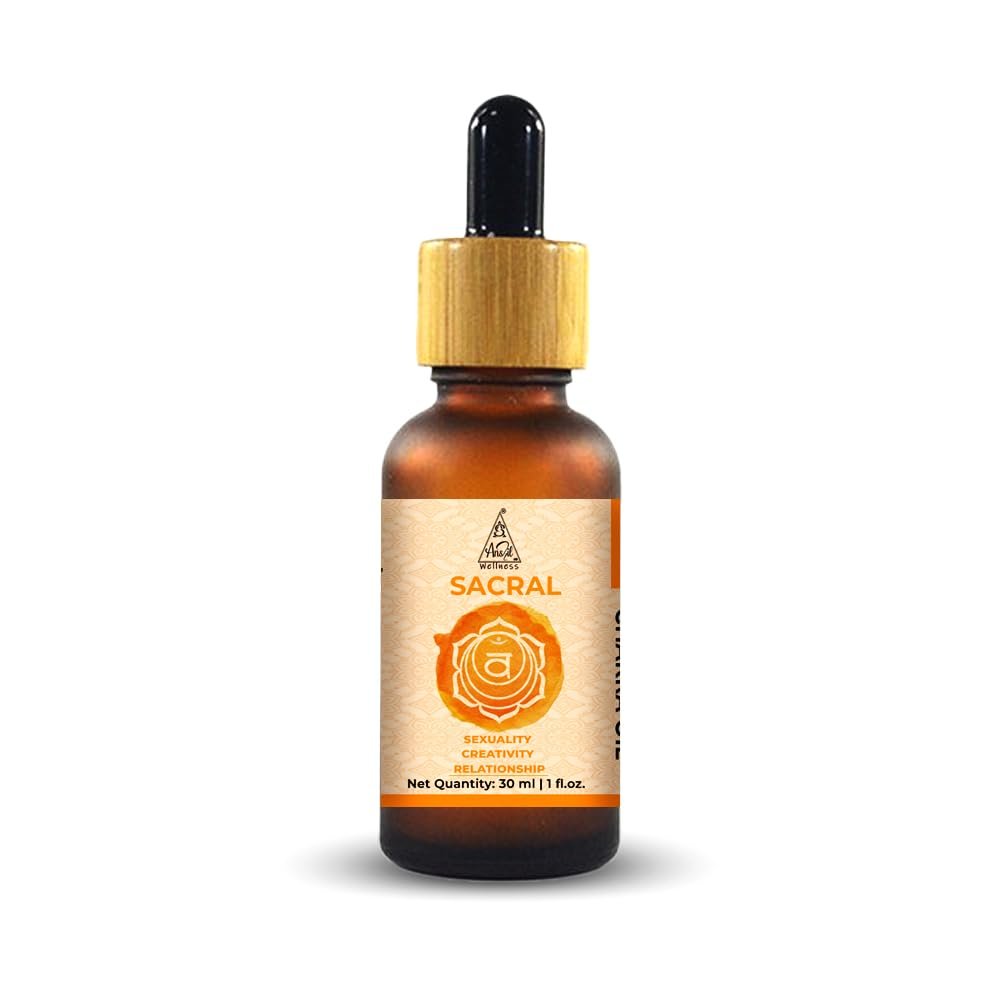 Anshil Sacral Chakra oil || Energize Creativity, Emotional Balance & Inner Harmony (30ml)
