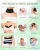 CASADELIGHT 4 Pack Castor Oil Pack Wrap, Reusable Organic Castor Oil Pack Kit Chests Waist and Neck Wrap for Liver Detox, Waist and Neck with Adjustable Elastic Strap Anti Oil Leak (Black, 4pices) view 3
