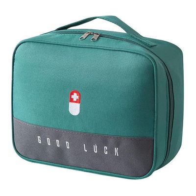 ARURA (LABEL) Empty First Aid Bags, Waterproof Medical Bag, Travel Medicine Bag, Medicine Storage Bag, First Aid Pouch, Medical Emergency Bag, for Travelling Camping Home Hiking (Large)
