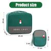 ARURA (LABEL) Empty First Aid Bags, Waterproof Medical Bag, Travel Medicine Bag, Medicine Storage Bag, First Aid Pouch, Medical Emergency Bag, for Travelling Camping Home Hiking (Small + Large) view 2