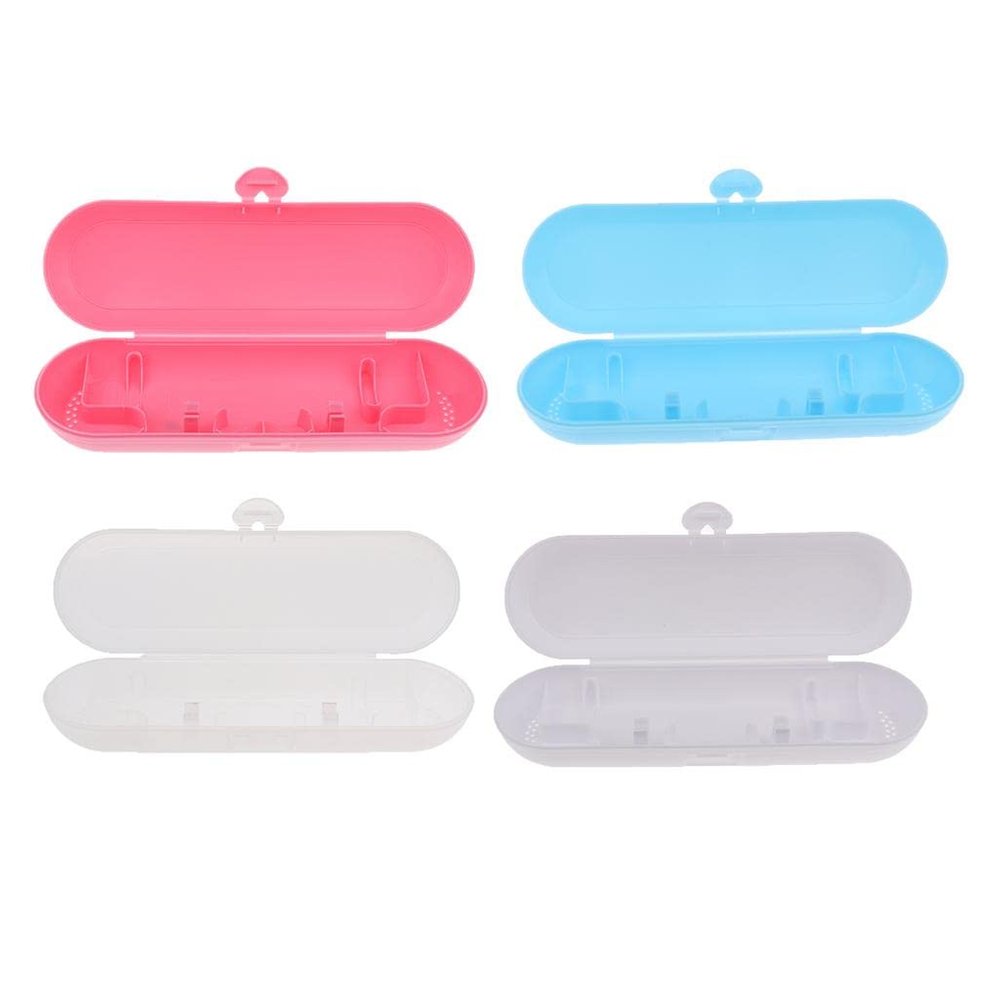 BAZPUR MART Universal Travel Case Hard Storage Box Fit Electric Toothbrush White