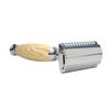BAZPUR MART Double Edge Safety Razor Classic Shaving Vintage Shaver For Men Beige view 2