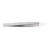 BAZPUR MART Heat-resistant Ceramic Tweezers w/Pointed Tips White Tips+Frosted Handle view 1