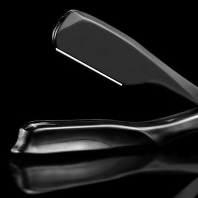 BAZPUR MART Men Barber Straight Razor Holder for Moustache Easy to Use Black