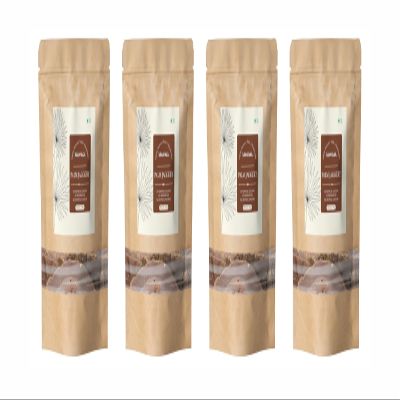 Aranyaka Pure Palmyra Palm Jaggery Blocks ( Taad Ka Gud ) | 4000 Grams | 100% Natural (No Added Sugar, No Impurities, No Added Colour, No Added Preservatives) | Karupatti | Panavellam-Palmyra Jaggery | - (1Kg x 4) - 4Kg in Total