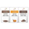CLYDORA Coffee, Ubtan & Chocolate Body Wax Pack of 3  10 Minutes Painless Herbal Wax for Women & Men | Natural Hair Removal Wax with Coffee, Turmeric & Cocoa Extracts | Smooth, Soft & Glowing Skin | 100g x 3 view 1