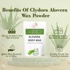CLYDORA Aloe Vera, Coffee, Ubtan & Chocolate Body Wax Pack of 4  10 Minutes Painless Herbal Wax for Women & Men | Natural Hair Removal Wax with Aloe Vera, Coffee, Turmeric & Cocoa Extracts | Smooth, Soft & Glowing Skin | 100g x 4 view 2
