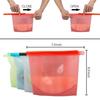 Kunil Creation 1000 ml Silicone Food Bag Storage Airtight Bag Reusable Storage Container Preservation Leakproof Zip Lock Bag for Food, Snack, Vegetable, Meat for Fridge and Microwave (Pack of 1) (2) view 4