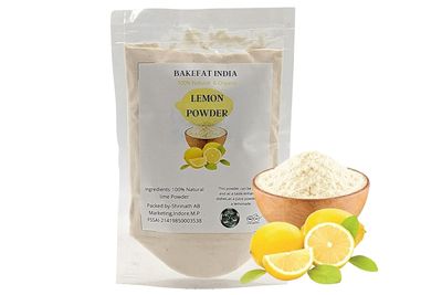 Bakefat India Hybrid Lemon Powder/Fruit Powder AllSpray Dried-250Gms