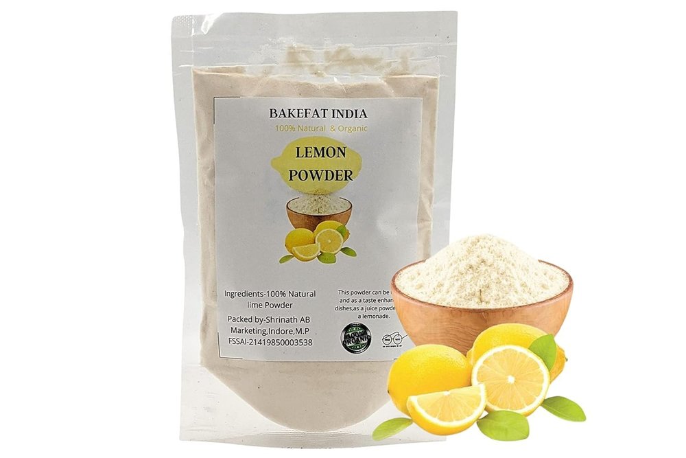 Bakefat India Hybrid Lemon Powder/Fruit Powder AllSpray Dried-250Gms