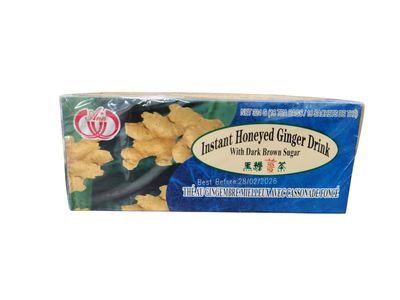Ann Instant Honeyed Ginger Drink with Dark Brown Sugar 324g | 18 Sachets | Warming Herbal Beverage | Ready-to-Mix Ginger Tea (Imported)