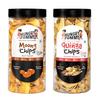 HUNGRY TUMMY Moong Chips and Quinoa Chips Combo Pack, Nut Khat & Achari Masala Flavour, High Protein Gluten-Free Snacks, 150g Each, 2 Pack view 1