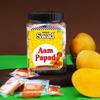 Panjon Swad Aam Papad Candy  Real Mango Pulp Toffee,Sweet Mango Flavor Treats,380g jar view 2