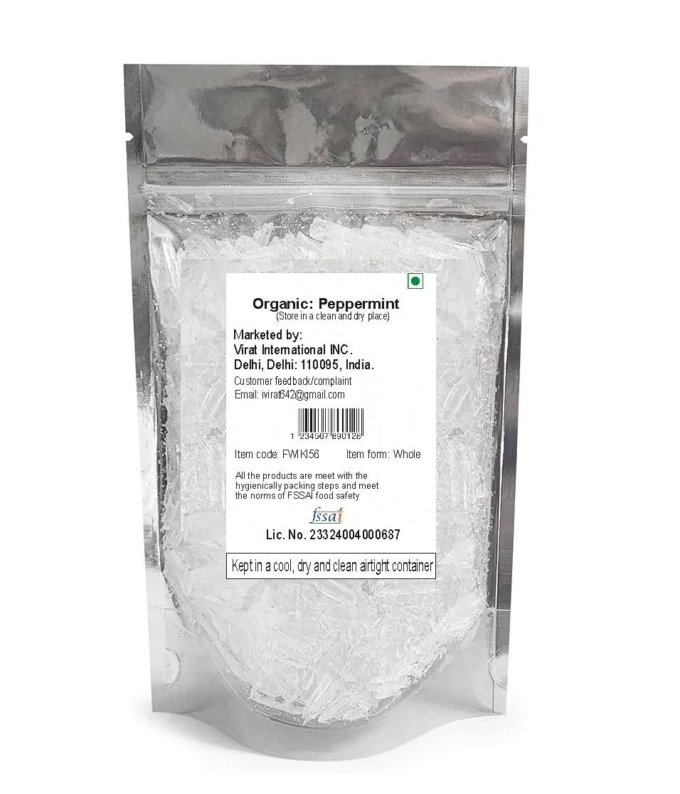 Virat International INC Peppermint Whole Crystals (250, Grams)