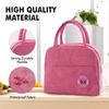 KARDIFF Insulated Lunch Bag Reusable Lunch Box Freezable Lunch Bag Leakproof Tote Bag for Women Men Office Work School Beach Hiking Picnic Fishing (Blue + Pink) view 3