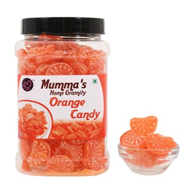 MUMMA'S HOME GRAMITY Orange Candy 500GM | Narangee SantraToffee | Orange Flavored Toffee